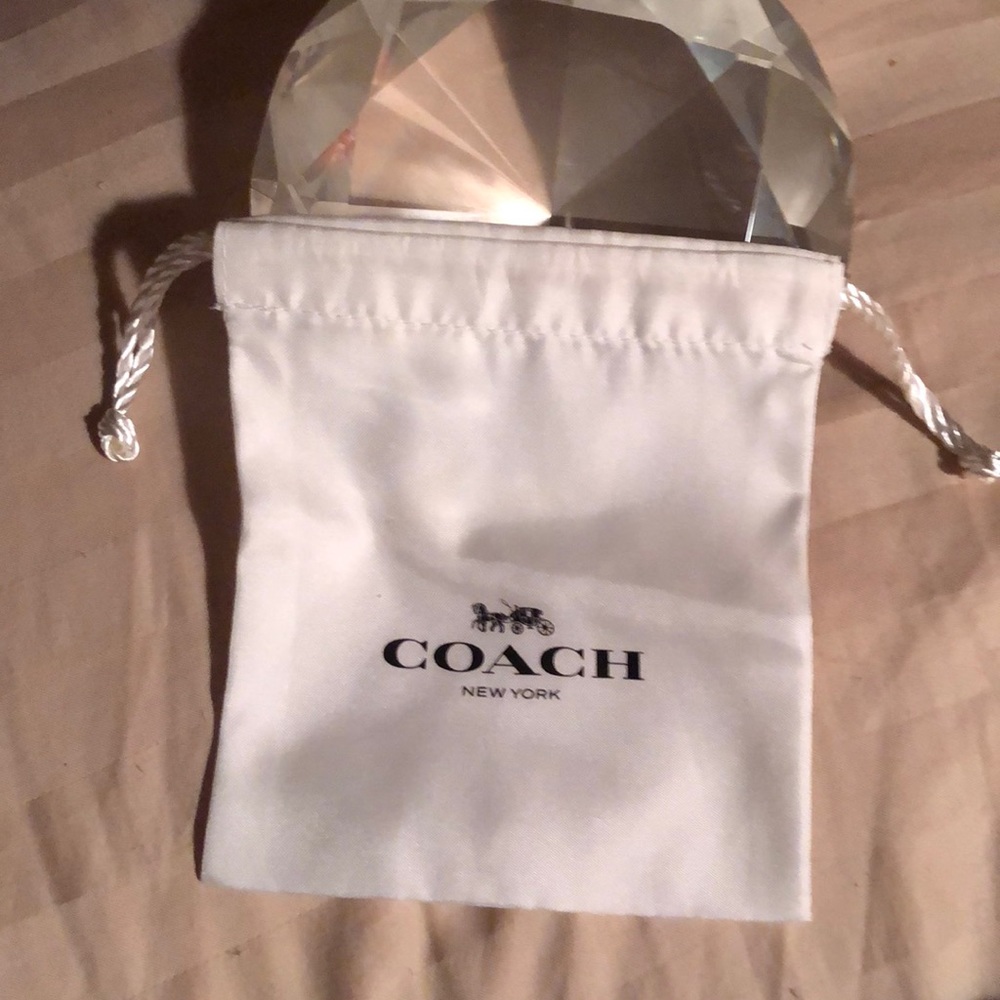 Coach drawstring pouch